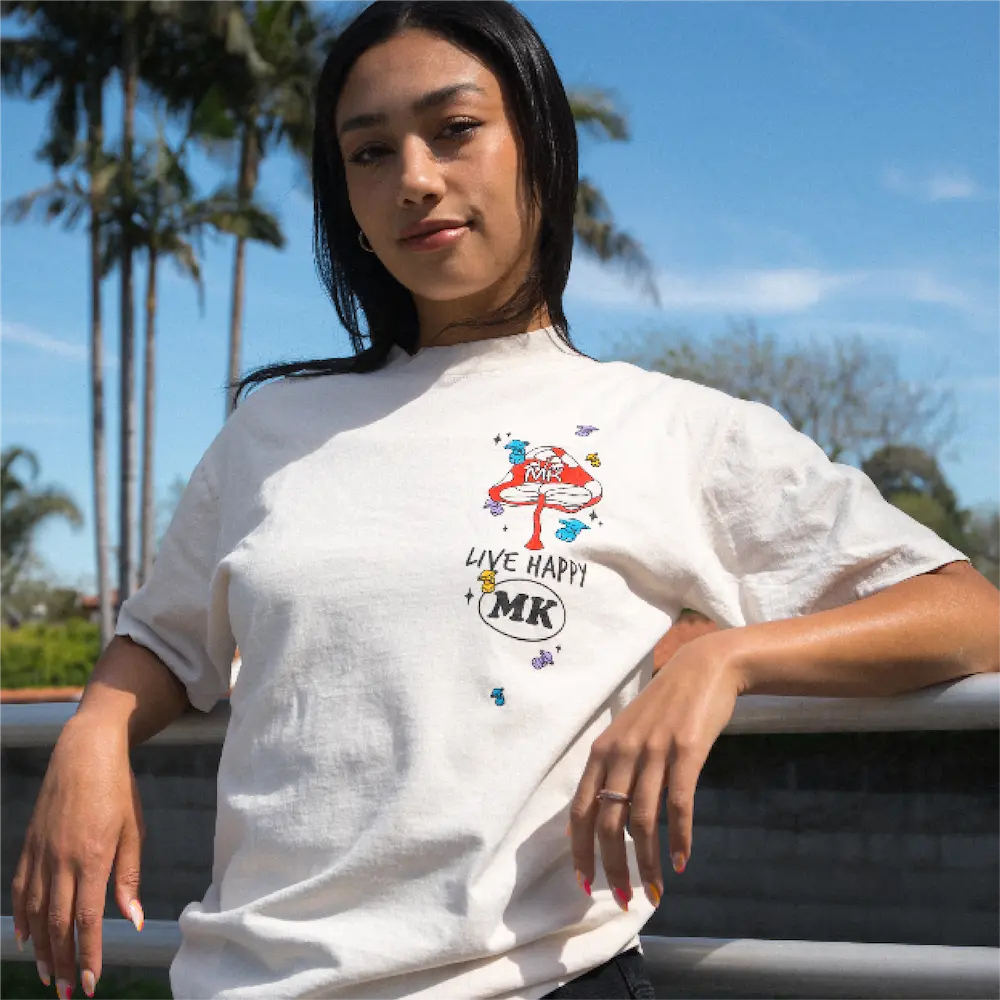 MK Live Happy Tee image 4