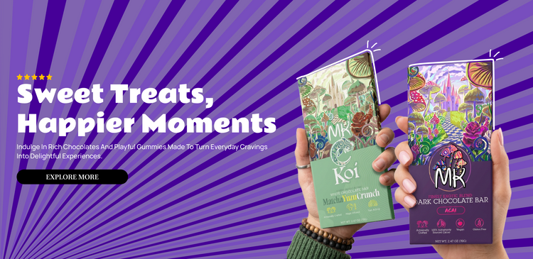 Mk Mints Welcome to MK Brand - Premium Mushroom Chocolates | Elevate Your Vibes